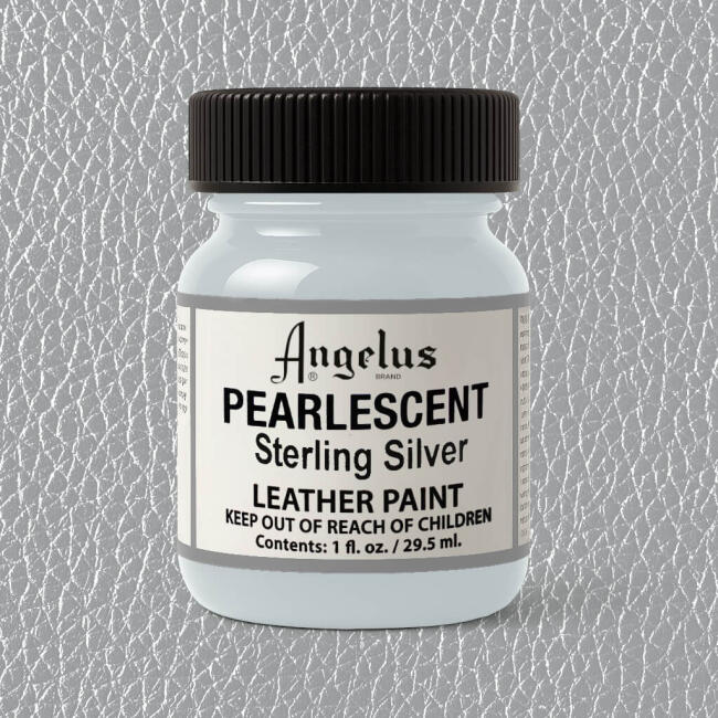 Angelus Akrilik Deri Boyası 29.5 ml Pearlescent Sterling Silver 733-454 - 2