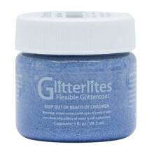 Angelus Glitterlites Simli Deri Cila Boyası 29.5 ml Baby Blues 730-238 - Angelus