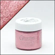 Angelus Glitterlites Simli Deri Cila Boyası 29.5 ml Candy Pink 730-230 - Angelus (1)