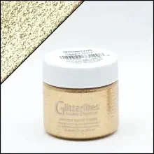 Angelus Glitterlites Simli Deri Cila Boyası 29.5 ml Dessert Gold 730-220 - Angelus (1)