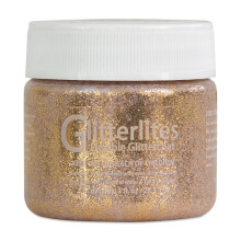 Angelus Glitterlites Simli Deri Cila Boyası 29.5 ml Dessert Gold 730-220 - Angelus