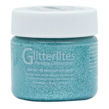 Angelus Glitterlites Simli Deri Cila Boyası 29.5 ml Ice Ice Blue 730-237 - Angelus