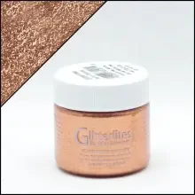 Angelus Glitterlites Simli Deri Cila Boyası 29.5 ml Penny Copper 730-221 - Angelus (1)