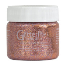 Angelus Glitterlites Simli Deri Cila Boyası 29.5 ml Penny Copper 730-221 - Angelus