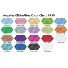 Angelus Glitterlites Simli Deri Cila Boyası 29.5 ml Ruby Red 730-231 - 5