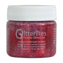 Angelus Glitterlites Simli Deri Cila Boyası 29.5 ml Ruby Red 730-231 - Angelus