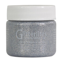 Angelus Glitterlites Simli Deri Cila Boyası 29.5 ml Silver Spark 730-222 - Angelus