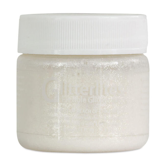 Angelus Glitterlites Simli Deri Cila Boyası 29.5 ml White Sugar 730-205 - 1