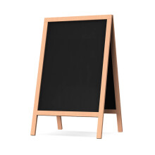 Ant Çift Taraflı Ahşap Siyah Yazı Tahtası 50x70 cm 671 - Antyazı
