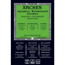 Arches Rulo Sulu Boya Kağıdı Cold Press Naturel White 300 g 113x914 cm - Arches (1)
