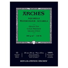 Arches Cold Press Sulu Boya Blok 300 g 23x31 cm 12 Yaprak - Arches (1)