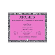 Arches Sulu Boya Blok Defter 300 g Hot Pres 31x41 cm 20 Yaprak N:A1795074 - Arches