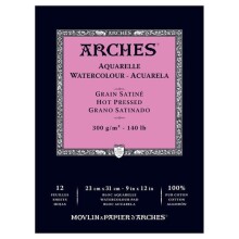 Arches Sulu Boya Blok Defter 300 g 23x31 cm 12 Yaprak - Arches
