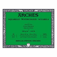 Arches Sulu Boya Blok Defter 300 g Grano 46x61 cm 20 Yaprak - Arches