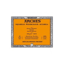 Arches Sulu Boya Kağıdı Blok 3000 g 23x31 cm 12 Yaprak - Arches