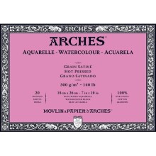 Arches Sulu Boya Blok Defter Düz Doku 300 g 18x26 cm 20 Yaprak - Arches (1)