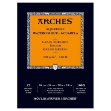 Arches Sulu Boya Blok Defter Kalın Doku 300 g 26x36 cm 12 Yaprak - ARCHES