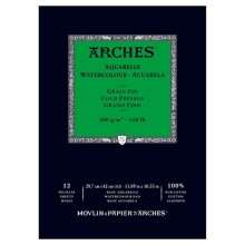 Arches Sulu Boya Blok Defter Orta Doku 300 g A3 12 Yaprak - ARCHES (1)