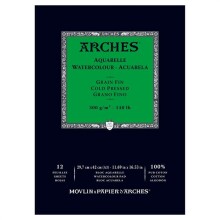 Arches Sulu Boya Blok Defter Orta Doku 300 g A3 12 Yaprak - Arches (1)