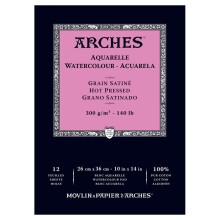 Arches Sulu Boya Blok Defter Düz Doku 300 g 26x36 cm 12 Yaprak - 3