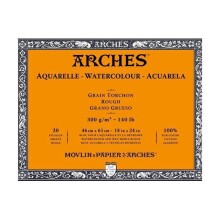 Arches Sulu Boya Kağıdı Blok Rough 46x61 cm 20 Yaprak 300 g - Arches