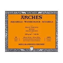 Arches Sulu Boya Blok Defter Rough 300 g 46x61 cm 20 Yaprak - Arches