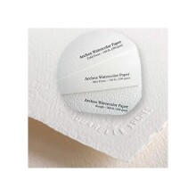 Arches Sulu Boya Kağıdı Doğal Beyaz İnce Doku 300 g 56x76 cm - 1