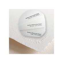 Arches Sulu Boya Kağıdı Doğal Beyaz İnce Doku 300 g 56x76 cm - 3