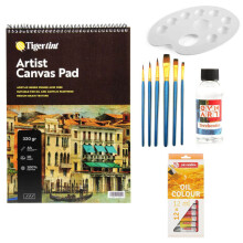 Art Creation Canvas Pad Yağlı Boya Seti 12 ml 12'li - Gvn Art