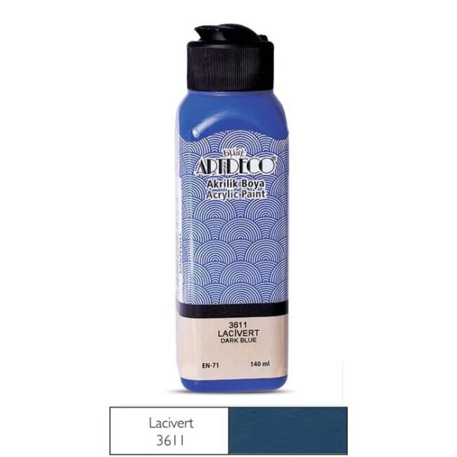 Artdeco Akrilik Boya 140 ml Lacivert 3611 - 1