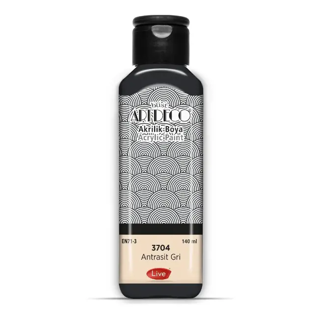 Artdeco Akrilik Boya 140 ml Antrasit Gri 3704 - 1