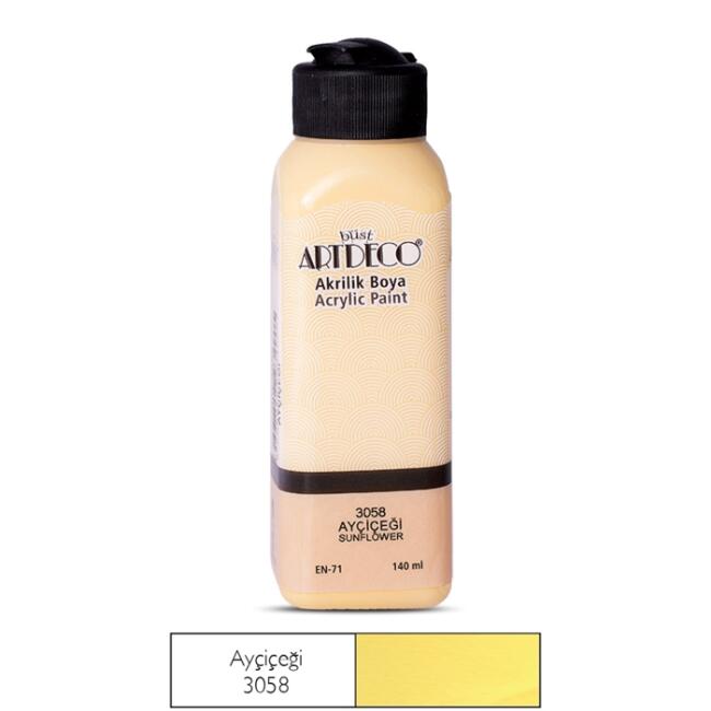 Artdeco Akrilik Boya 140 ml Ay Çiçeği 3058 - 1