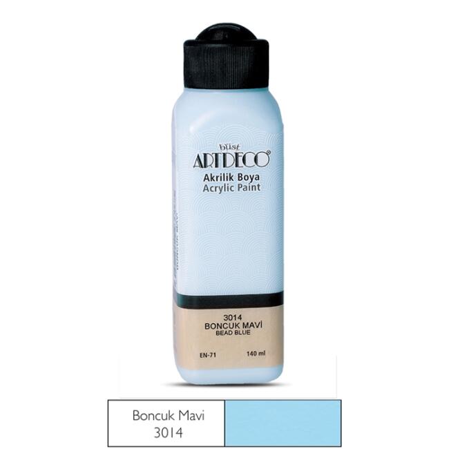 Artdeco Akrilik Boya 140 ml Boncuk Mavi 3014 - 1