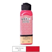 Artdeco Akrilik Boya 140 ml Çilek Kırmızı 3675 - Artdeco