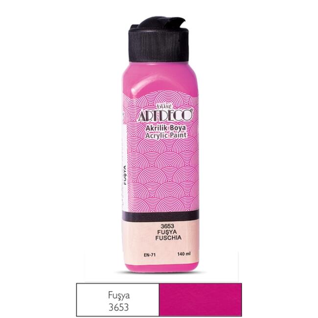 Artdeco Akrilik Boya 140 ml Fuşya 3653 - 1