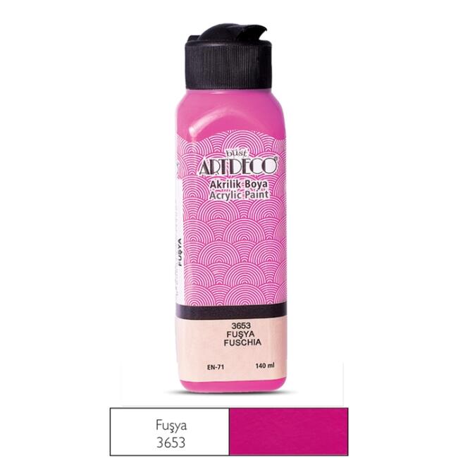 Artdeco Akrilik Boya 140 ml Fuşya 3653 - 1