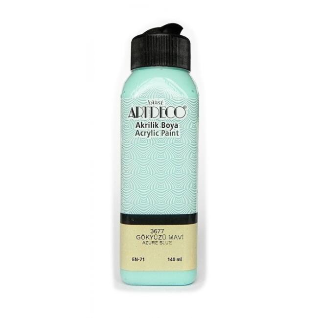 Artdeco Akrilik Boya 140 ml Gökyüzü Mavi 3677 - 2