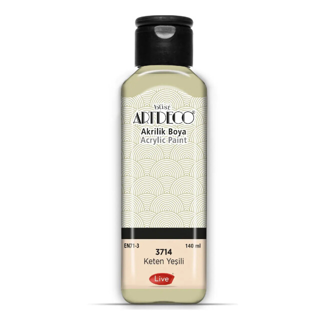 Artdeco Akrilik Boya 140 ml Keten Yeşili 3714 - Artdeco