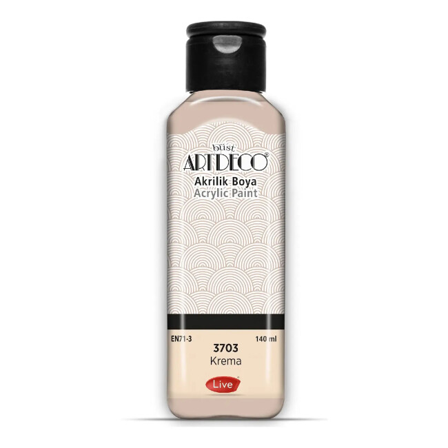 Artdeco Akrilik Boya 140 ml Krema 3703 - Artdeco