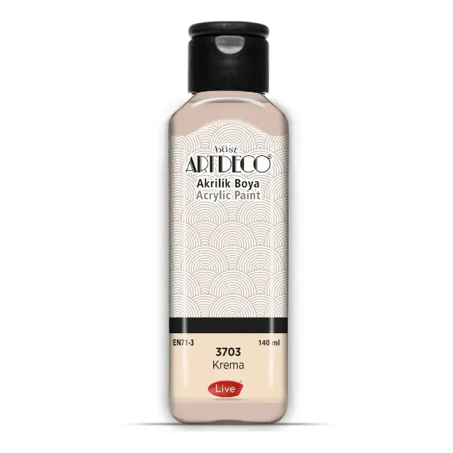 Artdeco Akrilik Boya 140 ml Krema 3703 - 1