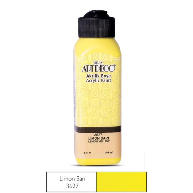 Artdeco Akrilik Boya 140 ml Limon Sarı 3627 - 1