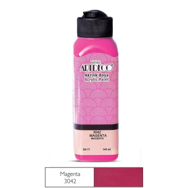 Artdeco Akrilik Boya 140 ml Magenta 3042 - 2