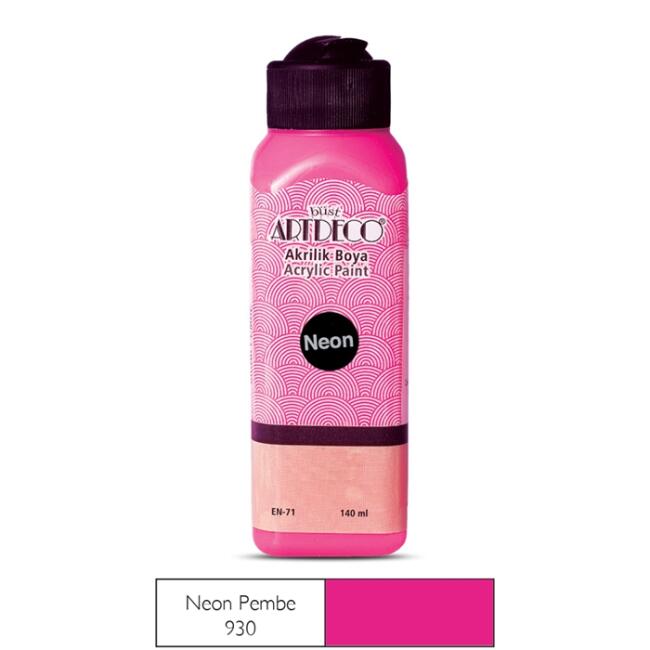 Artdeco Akrilik Boya 140 ml Neon Pembe 930 - 1