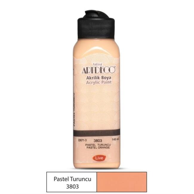 Artdeco Akrilik Boya 140 ml Pastel Turuncu 3803 - 1