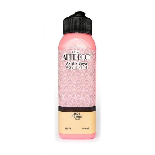 Artdeco Akrilik Boya 140 ml Pembe 3604 - 1
