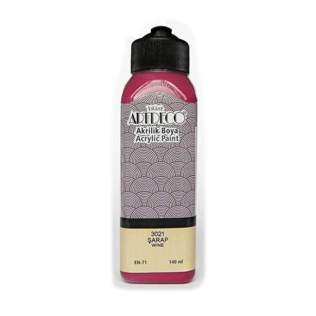 Artdeco Akrilik Boya 140 ml Şarap 3021 - 2