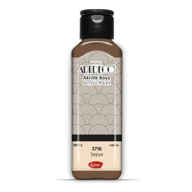 Artdeco Akrilik Boya 140 ml Sepya 3716 - 1