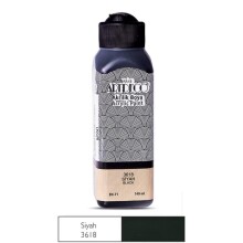 Artdeco Akrilik Boya 140 ml Siyah 3618 - Artdeco