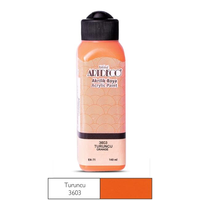 Artdeco Akrilik Boya 140 ml Turuncu 3603 - 1