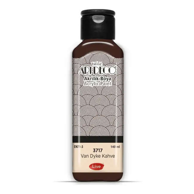 Artdeco Akrilik Boya 140 ml Van Dyke Kahve 3717 - 1